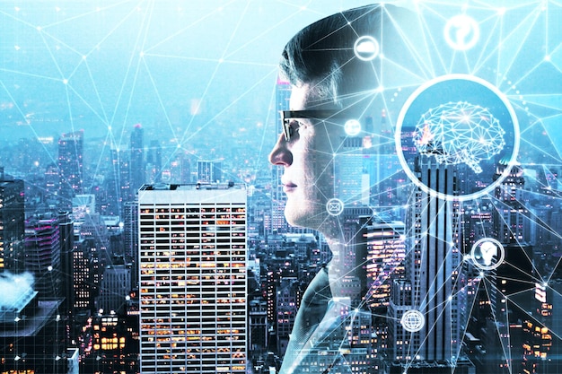 Intelligent chatbot platform displaying natural language processing capabilities